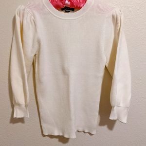 Belldini Cream Crew Neck Sweater